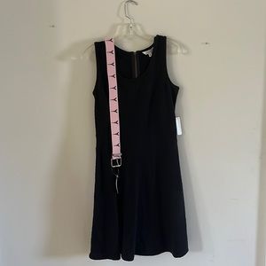 Dress - charmingCharlie size 6 black with Belt rue21 size L pink